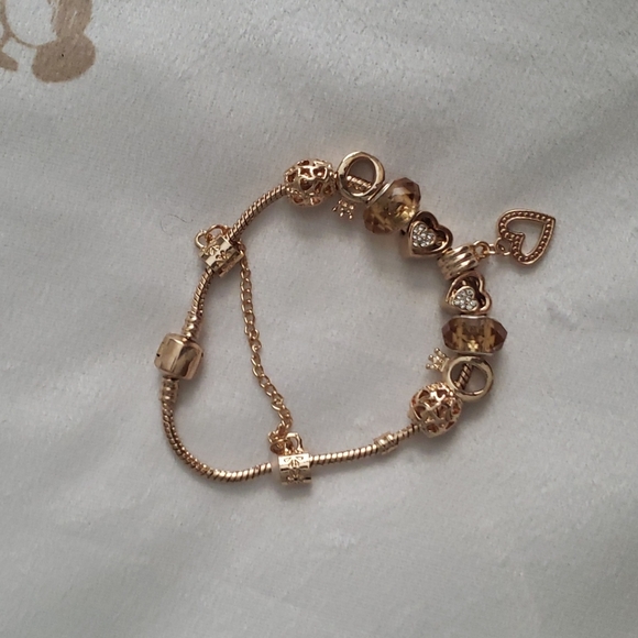 Pulsera con Diamante de imitacion con diseño accesorio de Corazon - Picture 4 of 4